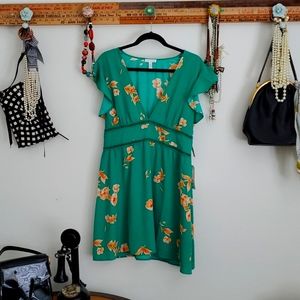 Green Summer Dress XL Nordstrom Leith